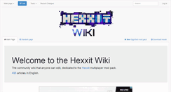 Desktop Screenshot of hexxit-wiki.com