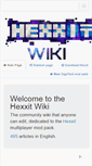Mobile Screenshot of hexxit-wiki.com